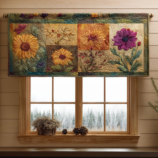 Eternal Meadows Quilted Valance NCU0PTT1154