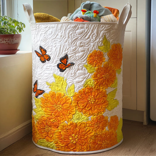 Eternal Petals Quilted Laundry Basket NCU0PTT1098