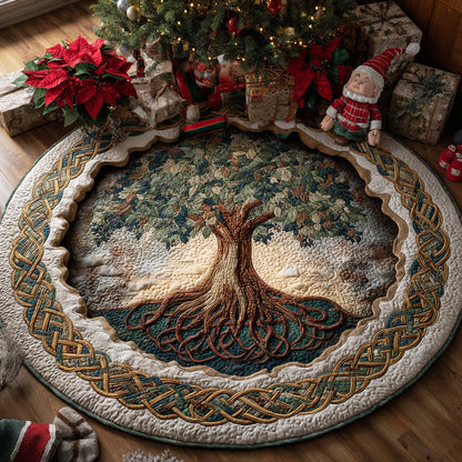 Eternal Roots Quilted Round Mat NCU0DV1310