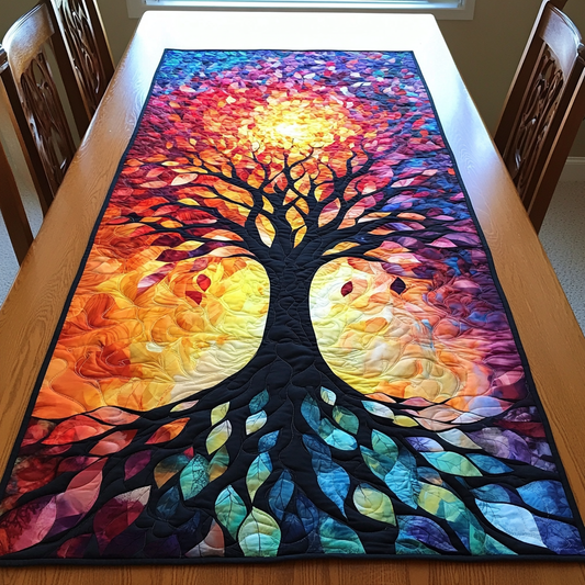 Eternal Roots Quilted Table Runner NCU0DDK156