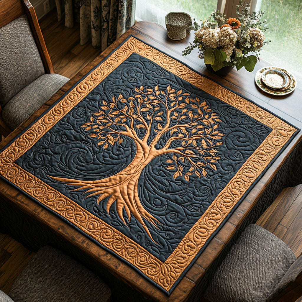 Eternal Roots Quilted Table Topper NCU0DV601