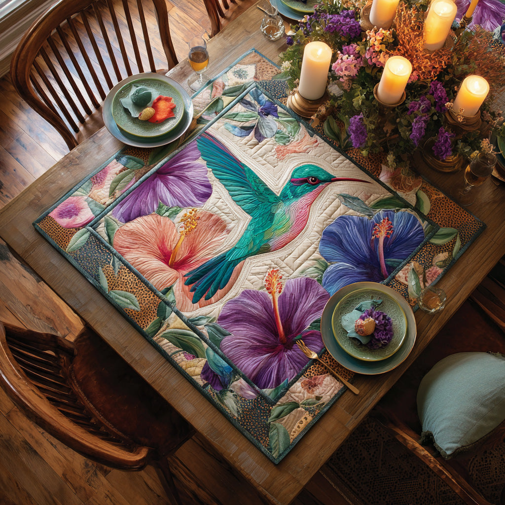 Ethereal Wings Quilted Table Topper NCU0DV903
