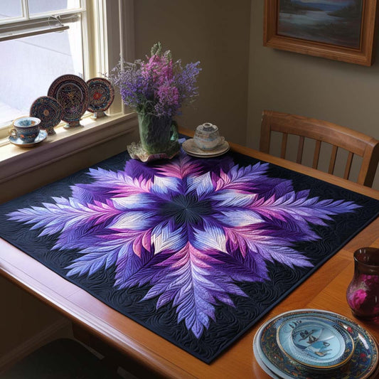 Evening Petals Quilted Table Topper NCU0NNT1133