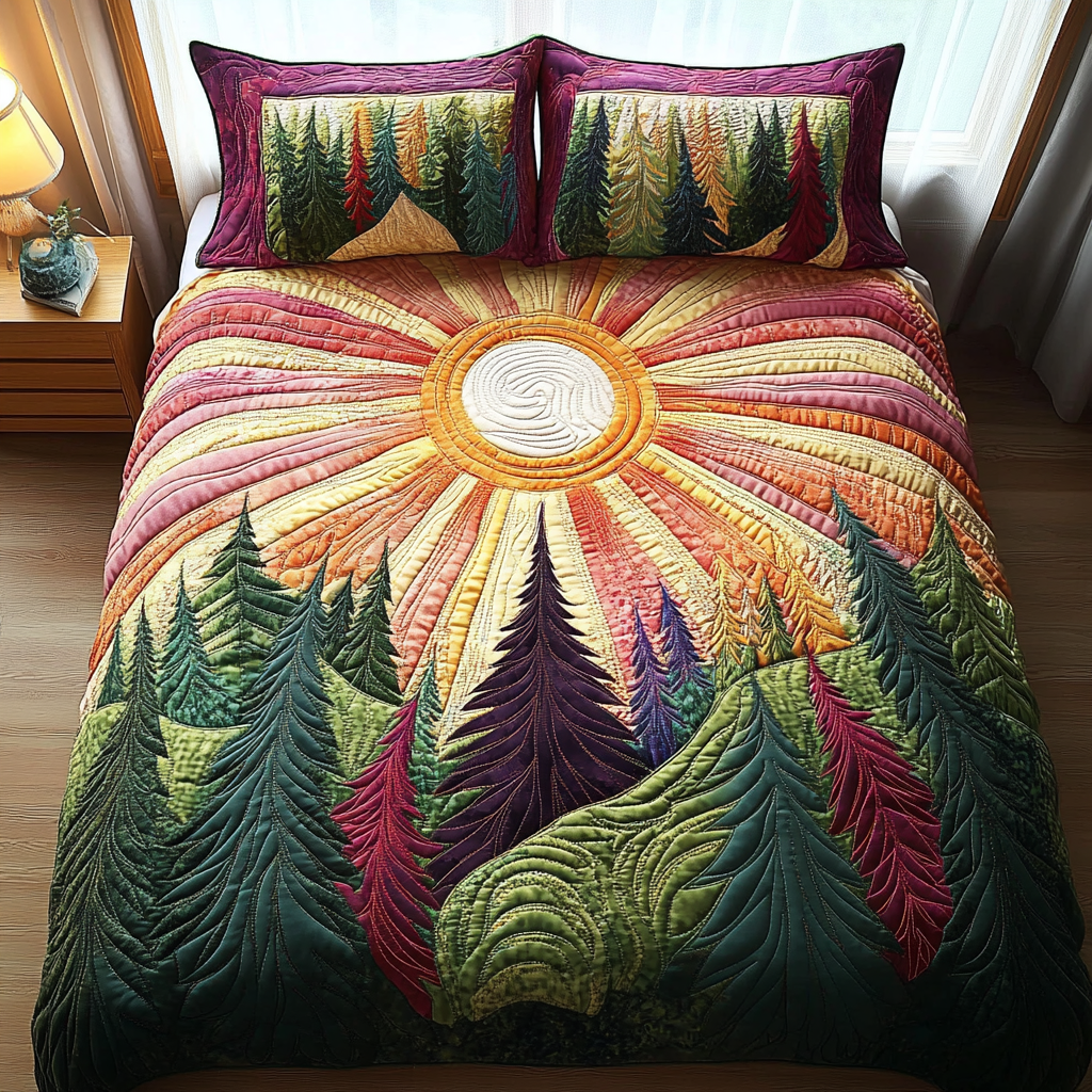 Evergreen Escape Duvet Cover Set NCU0DV353