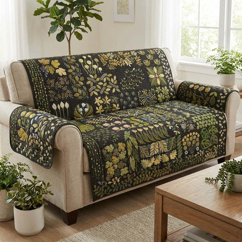 Evergreen Gardening Quilted Sofa Cover NCU0HNH964