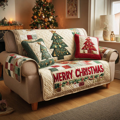 Evergreen Glow Quilted Sofa Cover NCU0NTD924