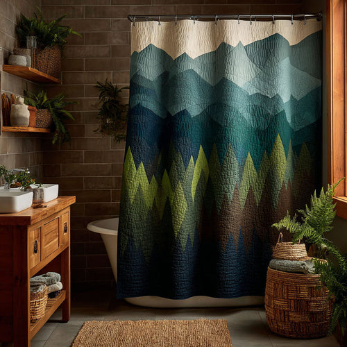 Evergreen Hills Shower Curtain NCU0DDK2413