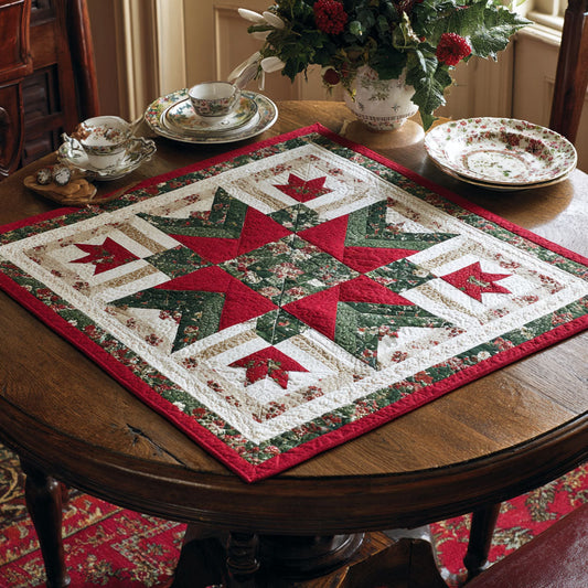Evergreen Spark Quilted Table Topper NCU0PTT1247