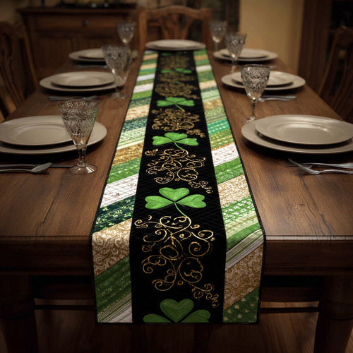 Evergreen Spirit Quilted Table Runner NCU0HNH812