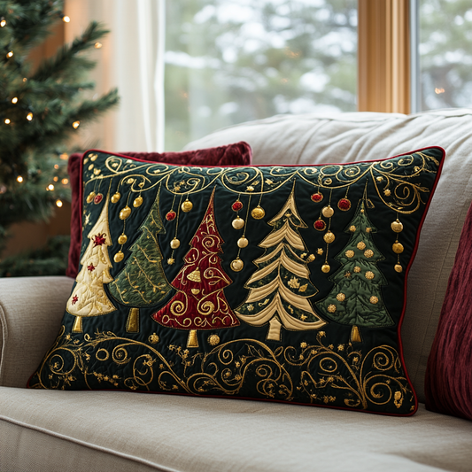 Evergreen Splendor Quilted Bedding Pillow Case NCU0DV030