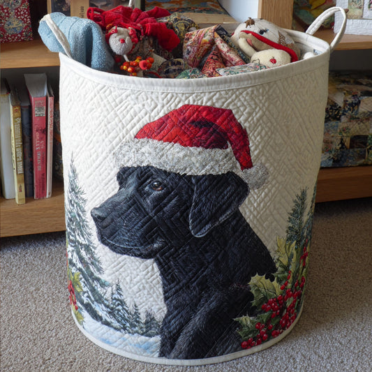 Evergreen Tail Quilted Laundry Basket NCU0PTT1256