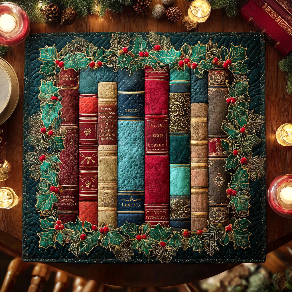 Evergreen Tales Quilted Table Topper NCU0NTV614