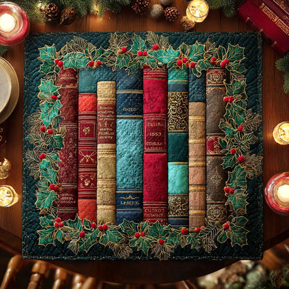 Evergreen Tales Quilted Table Topper NCU0NTV614