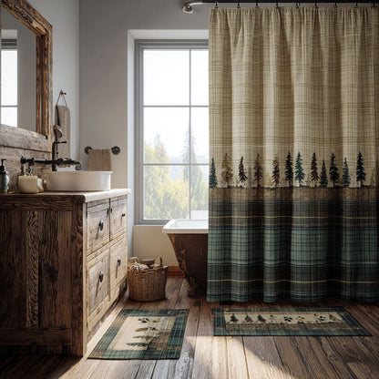 Evergreen Way Shower Curtain NCU0PTT2852