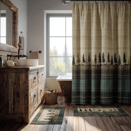 Evergreen Way Shower Curtain NCU0PTT2852