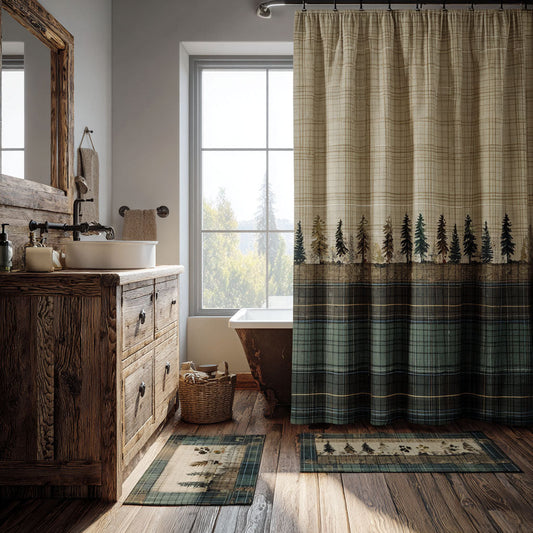 Evergreen Way Shower Curtain NCU0PTT2852