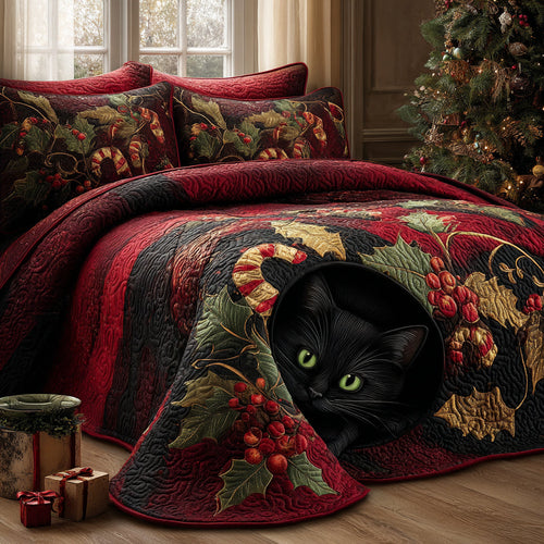 Evergreen Whispers 3-Piece Quilted Bedding Set NCU0DV1309