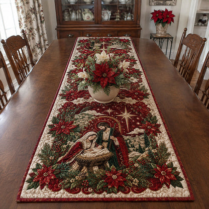 Everlasting Nativity Quilted Table Runner NCU0PTT3396