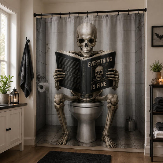 Everything Is Fine Shower Curtain NCU0DV2388