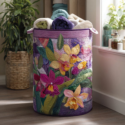 Exotic Blush Quilted Laundry Basket NCU0PTT930