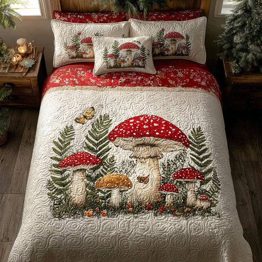 Fable Woods 3-Piece Quilted Bedding Set NCU0PTT2333