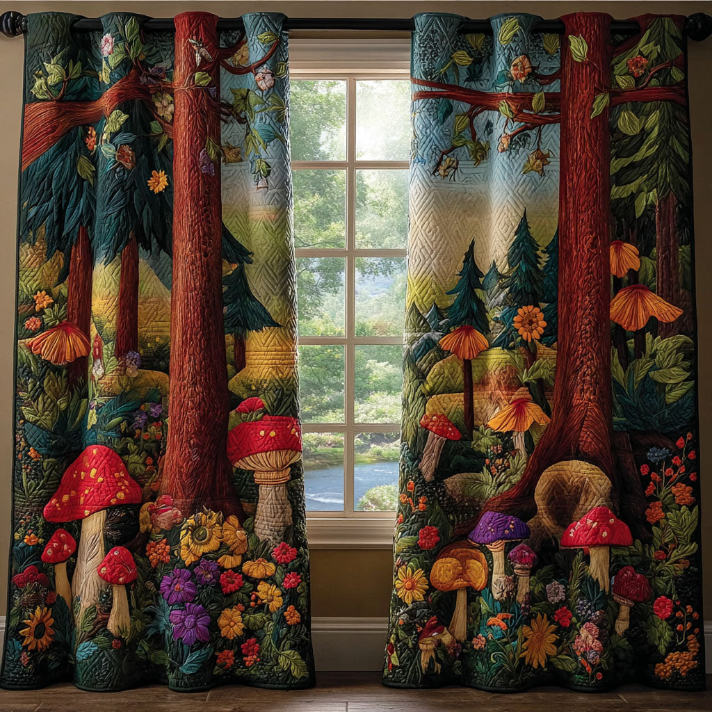 Fairy Grove Quilted Curtains NCU0PTT2223