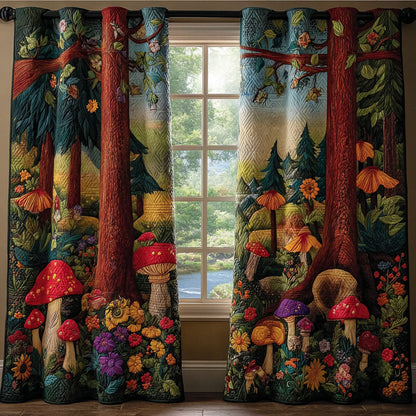 Fairy Grove Quilted Curtains NCU0PTT2223