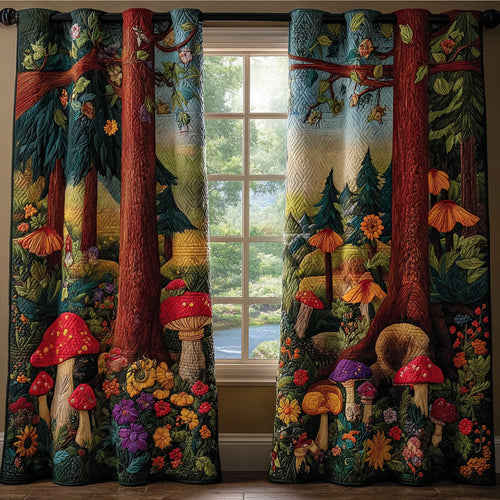 Fairy Grove Quilted Curtains NCU0PTT2223