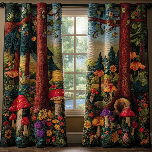 Fairy Grove Quilted Curtains NCU0PTT2223