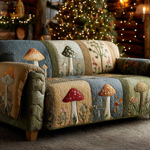 Fairy Ring Retreat Quilted Sofa Cover NCU0DV1447