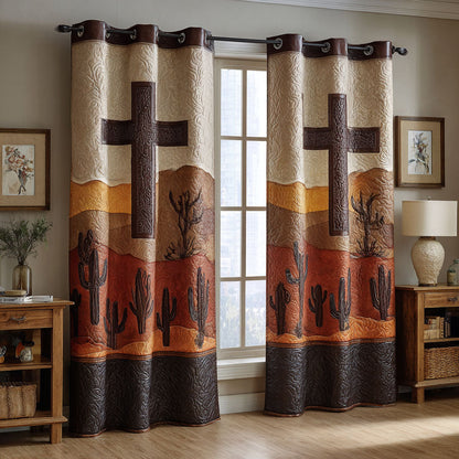 Faith on the Frontier Quilted Curtains NCU0PTT2717