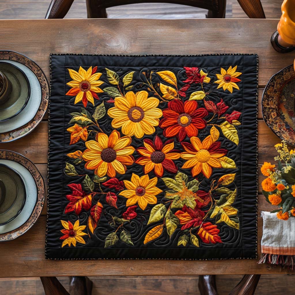 Fall Forest Whispers Quilted Table Topper NCU0NNT1248