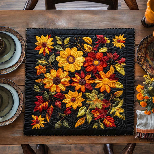 Fall Forest Whispers Quilted Table Topper NCU0NNT1248