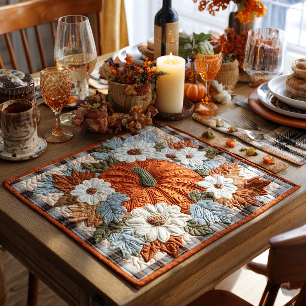 Fall Grace Quilted Table Topper NCU0NTV201