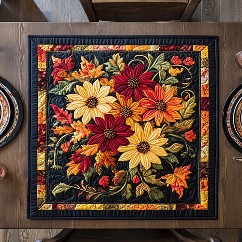 Fall Harvest Dream Quilted Table Topper NCU0NNT1258