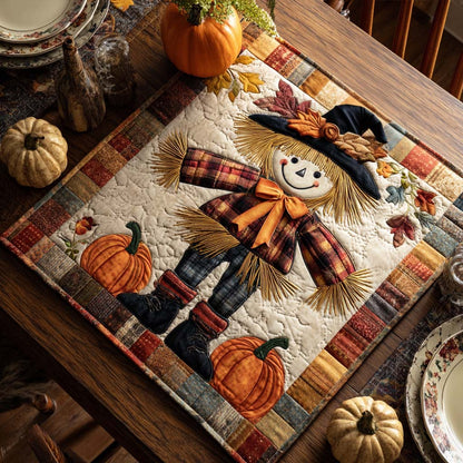 Fall Scarecrow Glow Quilted Table Topper NCU0NNT1225