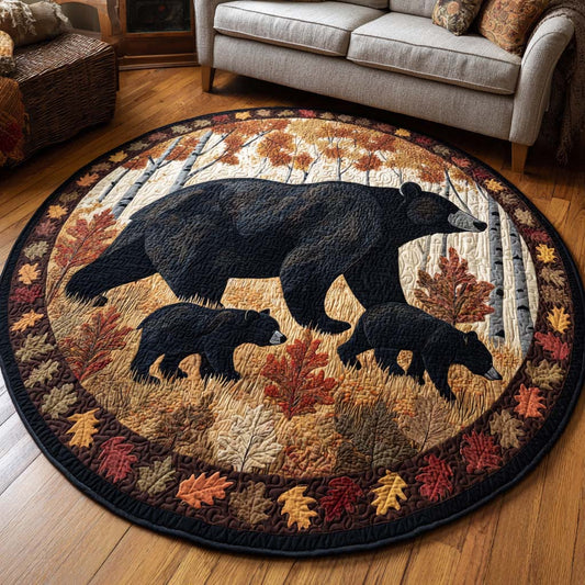 Fall Walk Quilted Round Mat NCU0NNT2094