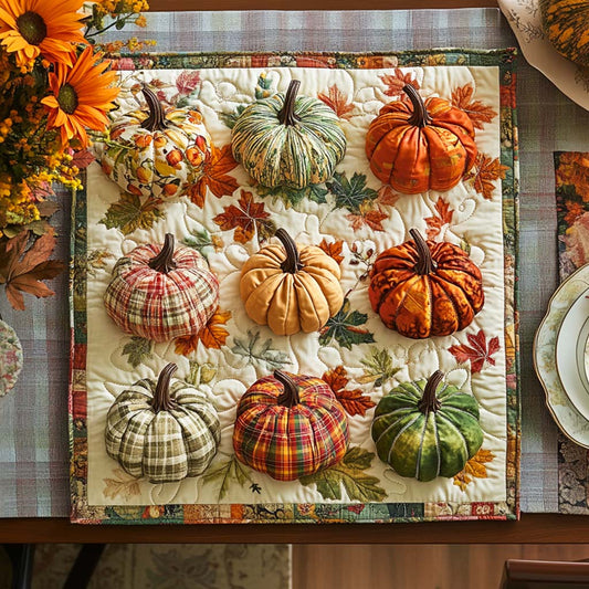 Falling Leaves Quilted Table Topper NCU0NNT1041