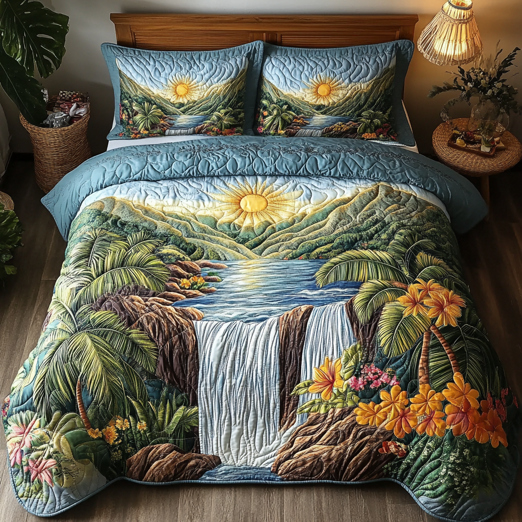 Falling Waters Duvet Cover Set NCU0DV317