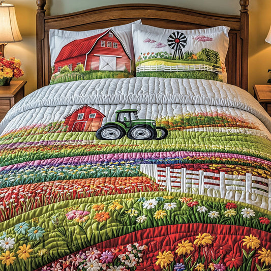 Farm Fresh 3-Piece Quilted Bedding Set NCU0PTT393