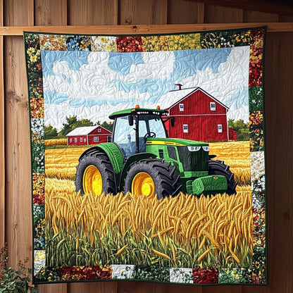 Farm Fresh Tracks Quilted Blanket NCU0NT1172