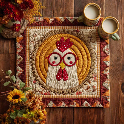 Farmhouse Giggles Quilted Table Topper NCU0NXD002