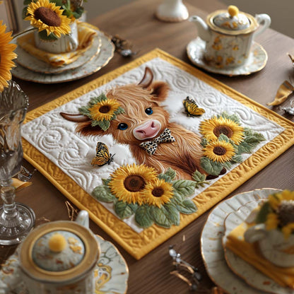 Farmhouse Highland Quilted Table Topper NCU0NNT1193