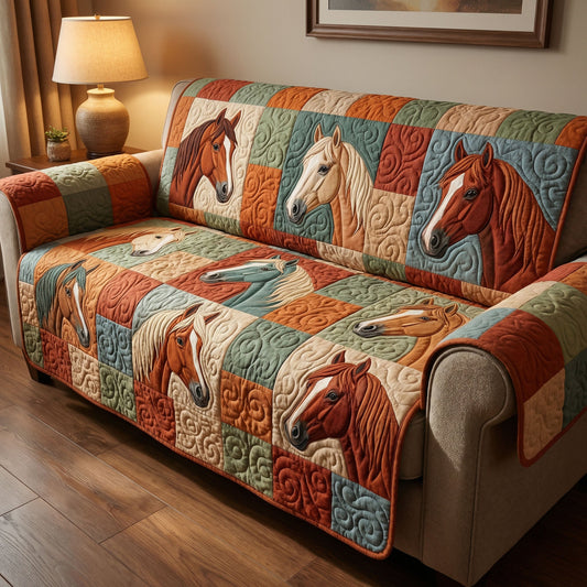 Farmstead Spirit Quilted Sofa Cover NCU0NTD1599