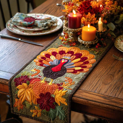 Feast of Smiles Quilted Table Runner NCU0PTT1480