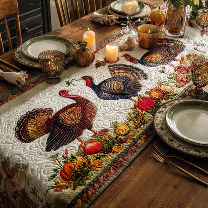 Feast of Thanks Quilted Table Runner NCU0PTT1488