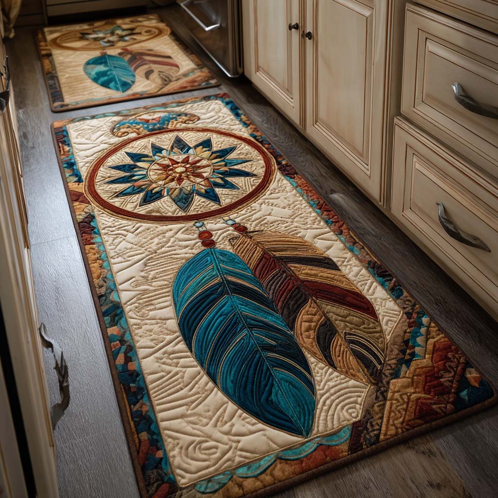 Feather Dreamer Kitchen Area Rug NCU0NT10844