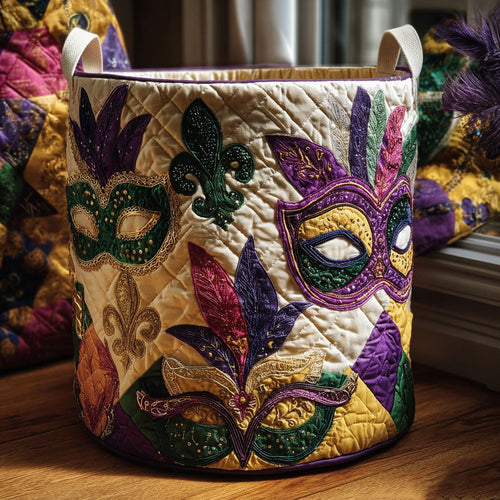 Feather Fantasy Quilted Laundry Basket NCU0PTT2498