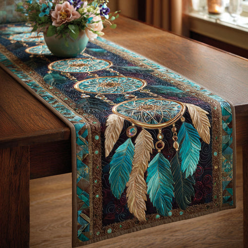 Feather Legacy Quilted Table Runner NCU0NNT2755
