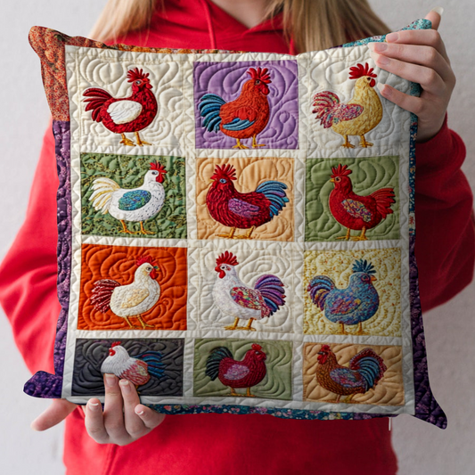 Feathered Friends Quilted Pillow Case NCU0NNT913